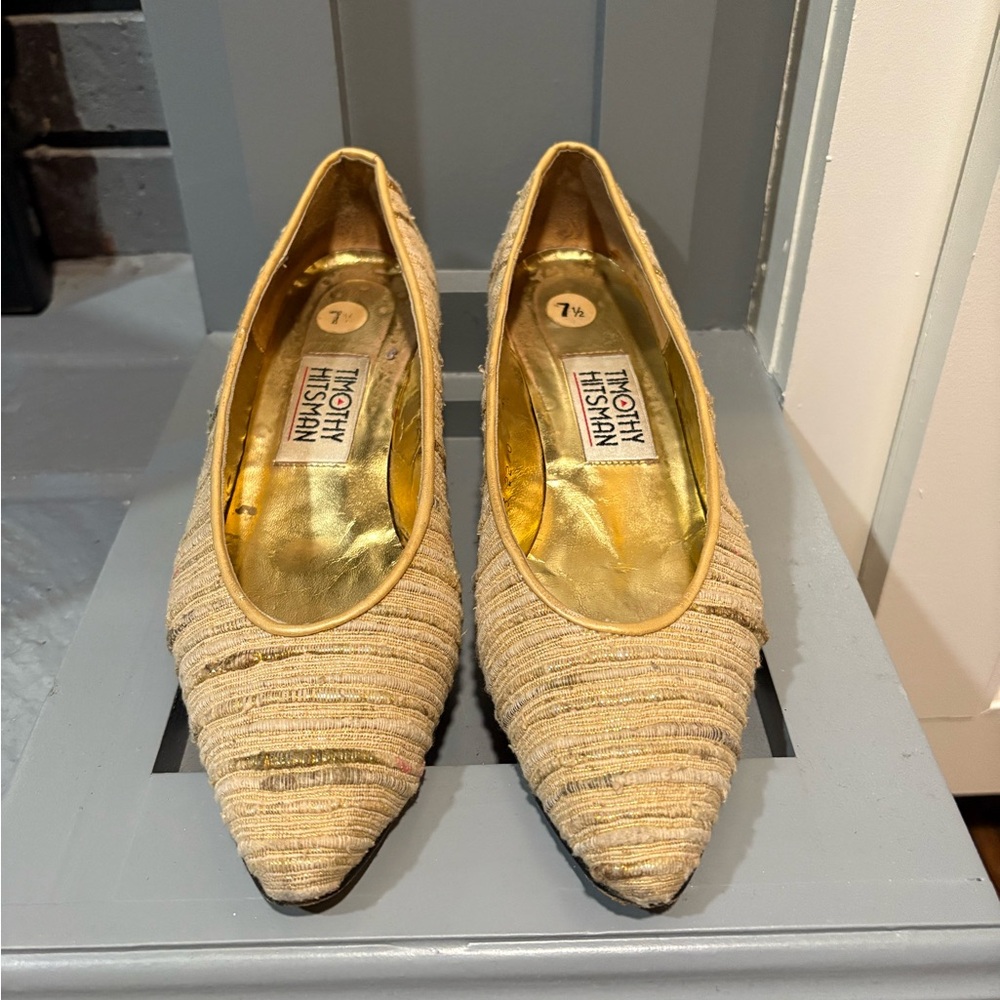 Timothy Hitsman Women's Cream Heels